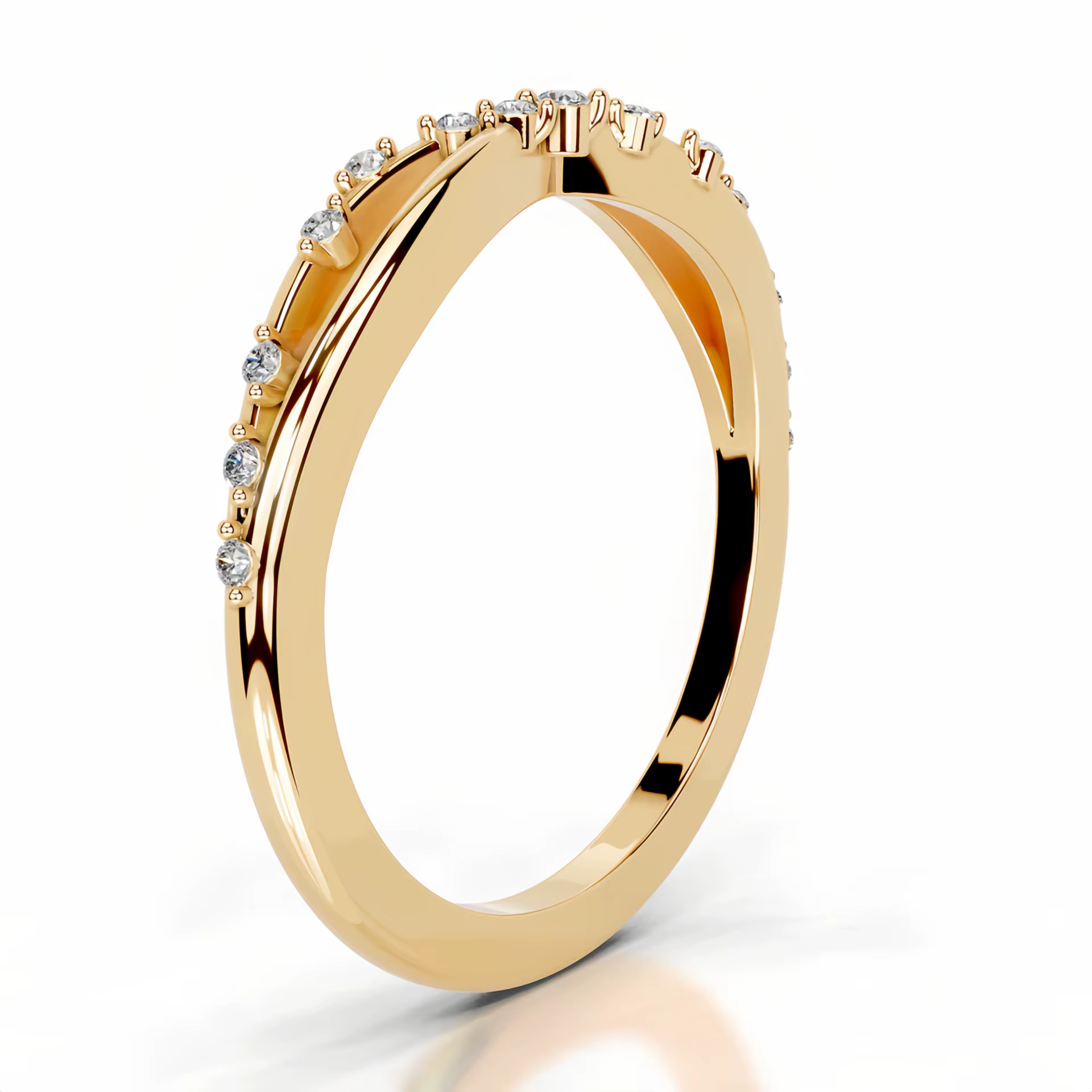WUIHA – bague de fiançailles en argent Sterling 100% 925, coupe ronde, couleur D, GRA, pierres précieuses Moissanite, diamants, bijoux fins