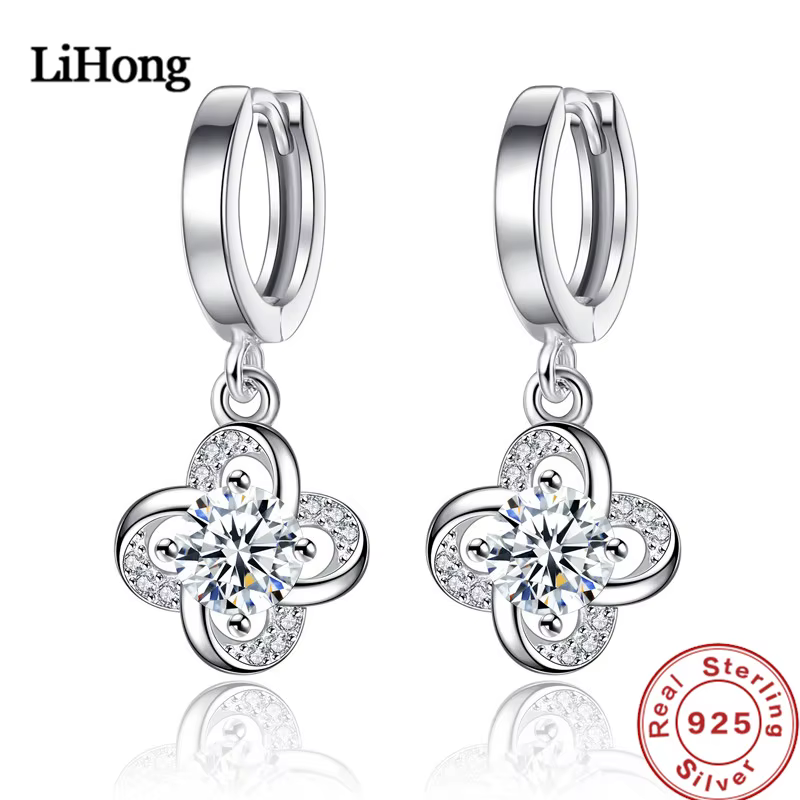 Boucles d'oreilles en argent Sterling 925