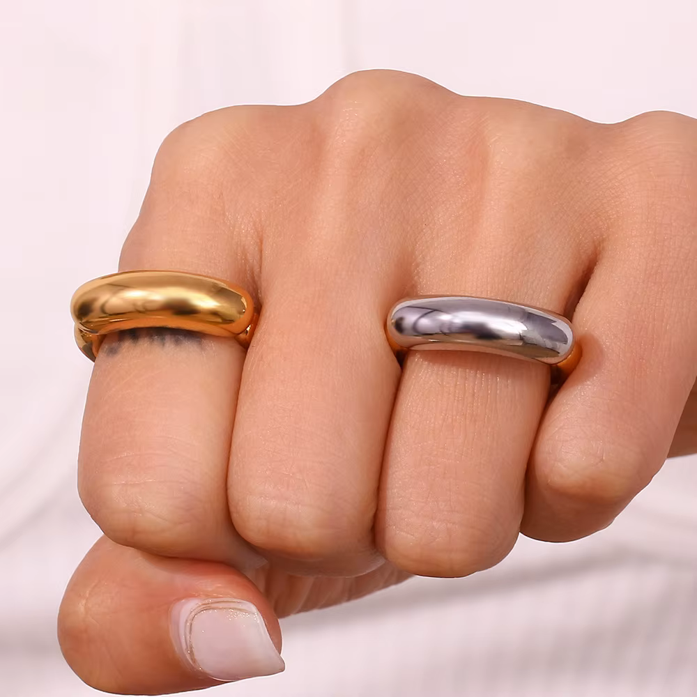 Amaiyllis-Bague en or 18 carats pour les amoureux