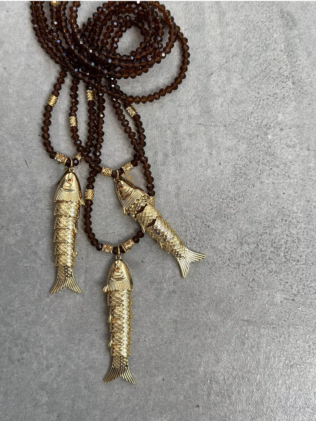 2025 nouveau collier poisson Penant à la mode INS cristal métal perle bijoux corde tour de cou femmes accessoires cadeau