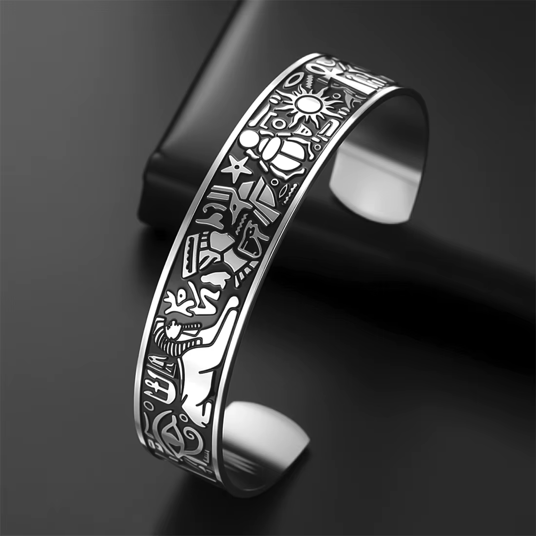 EUEAVAN mystérieux ancien égyptien Bracelet Anke croix oeil d'horus Sphinx symbole bracelets Vintage egypte amulette bijoux cadeau