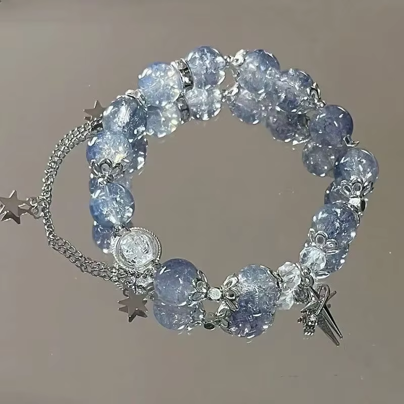 Bracelet à pampilles en chaîne étoile pour femmes