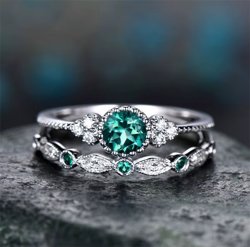 Bague classique plaquée argent