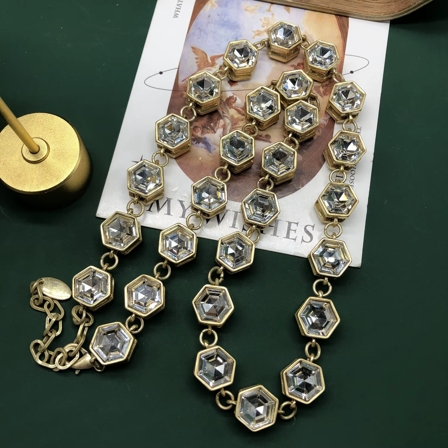 KEQIU – collier en forme de diamant