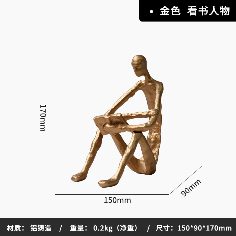 Sculptures de personnages acrobates créatifs
