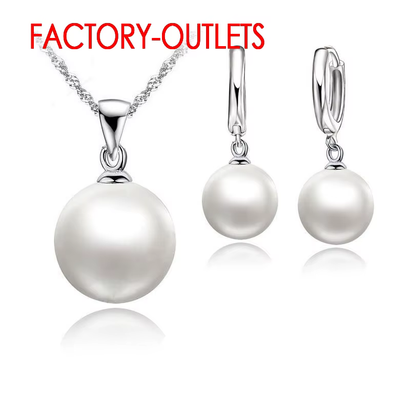 Ensemble de bijoux de mariée en argent Sterling 925