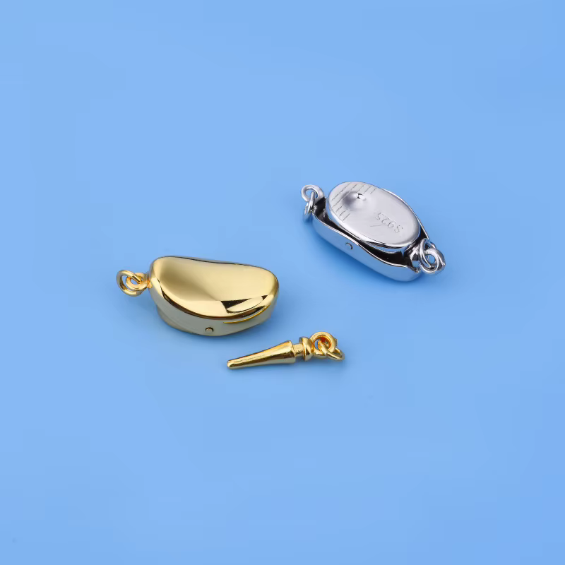 Anneau double plaqué or en argent regardé S925