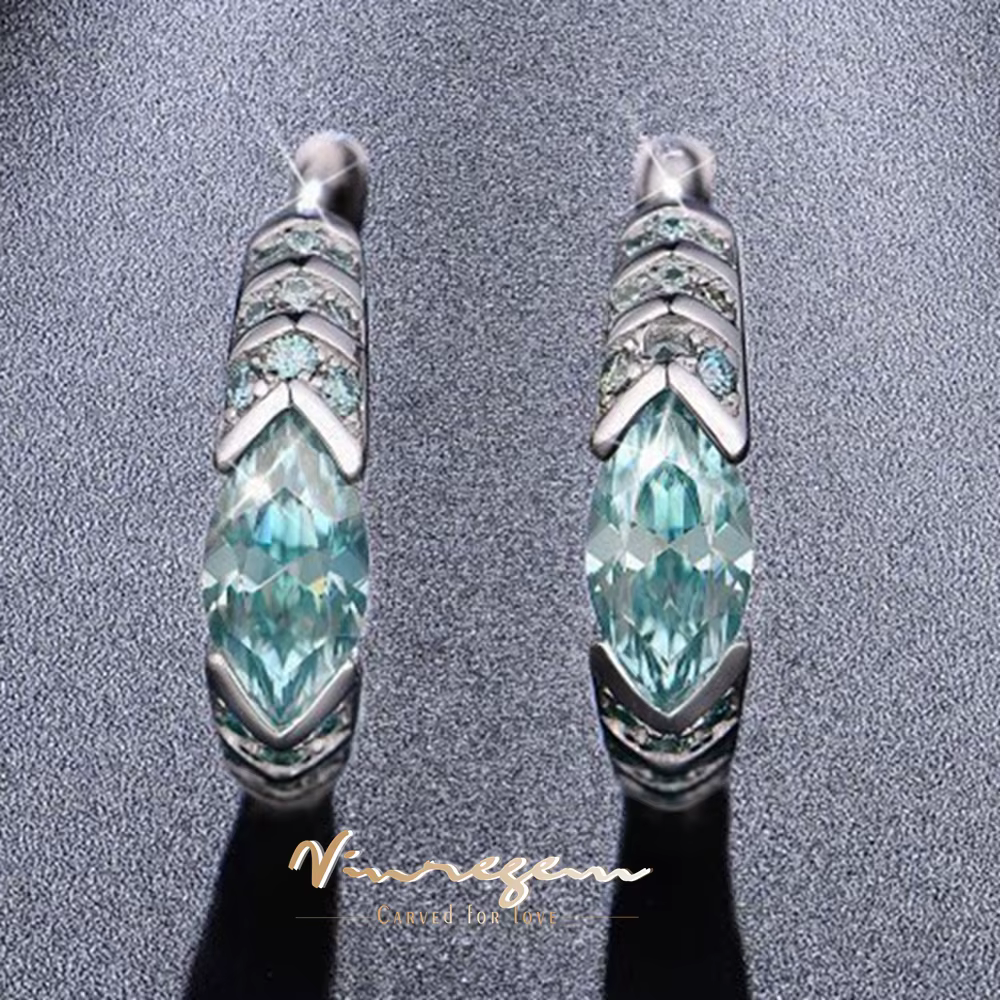 Vinregem 3EX VVS1, diamants Moissanite colorés véritables