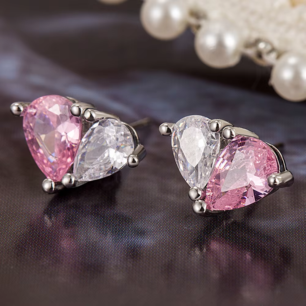 Ensemble de bijoux en argent regardé 925 pour femme
