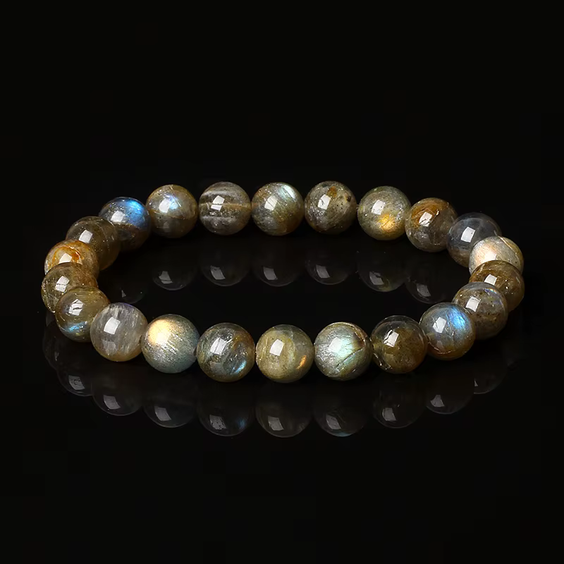Original inde Labradorite perles Bracelets pour femme Reiki pierre naturelle bleu pierre de lune bracelet à breloques femme bijoux Couple bijoux