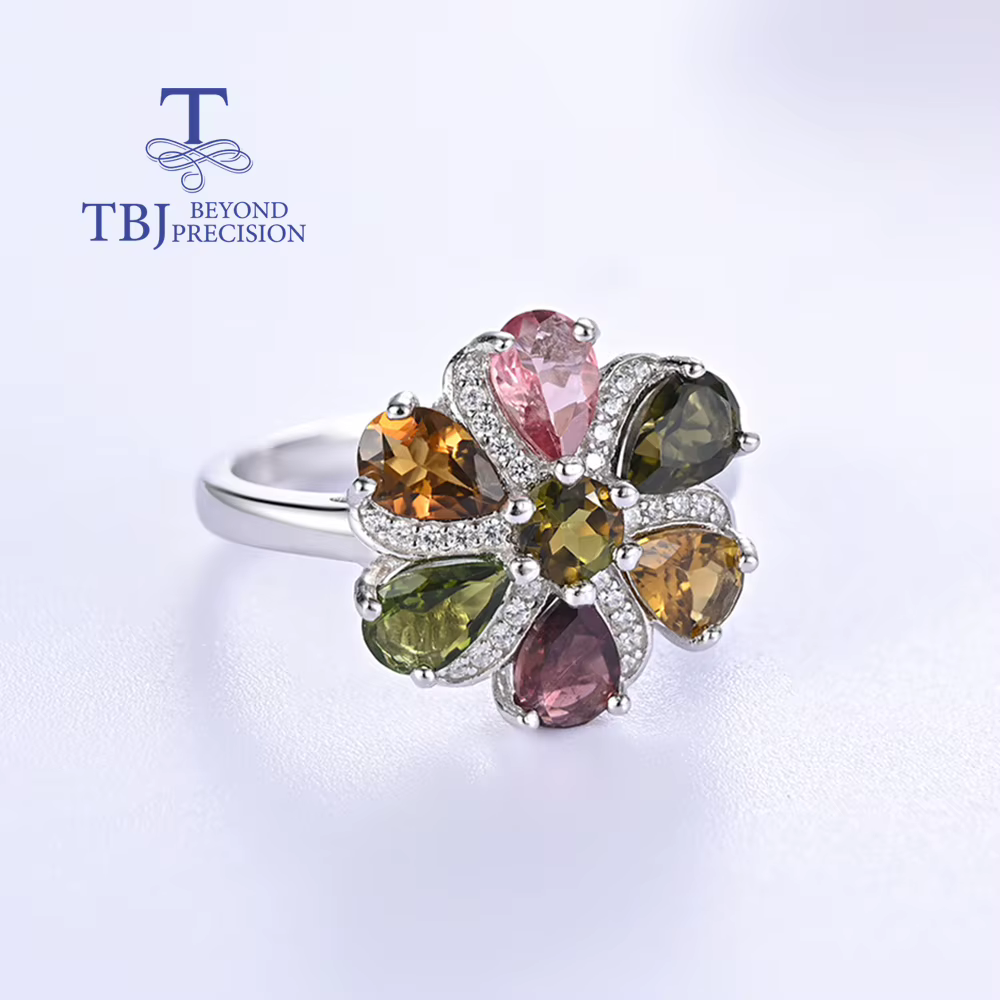 Bague en tourmaline colorée 2026