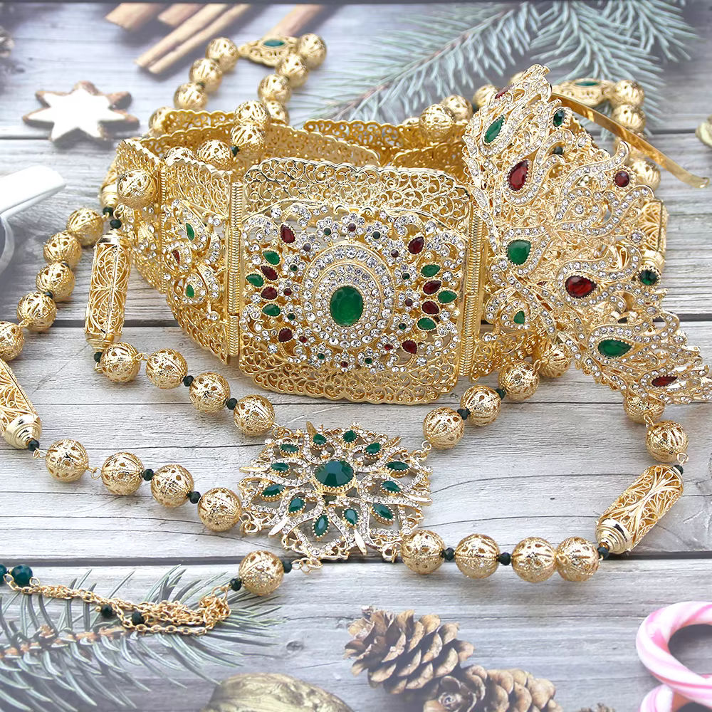 Sunspicems-Ensembles de bijoux de mariage chic pour femmes
