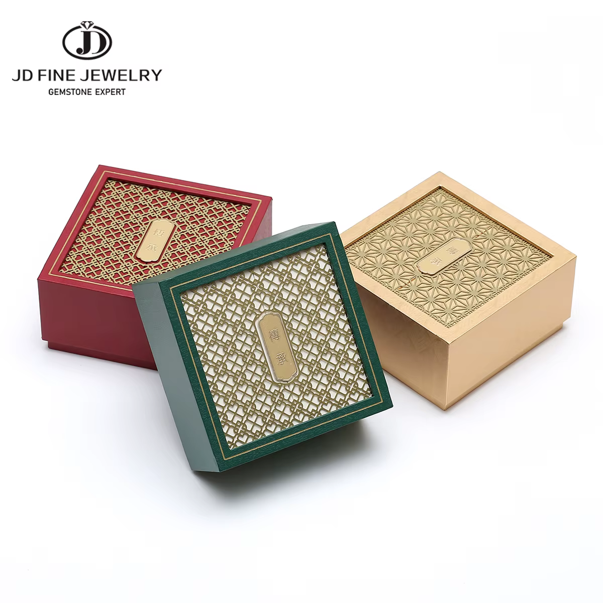 Boîte d'emballage pour collier JD 1PC de haute qualité