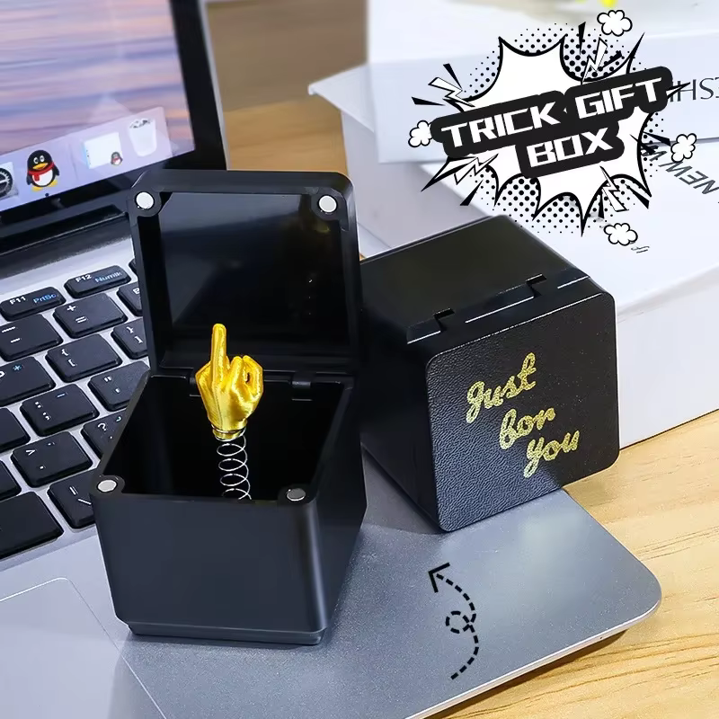Doigt d'honneur amusant en boîte - Décoration de bureau