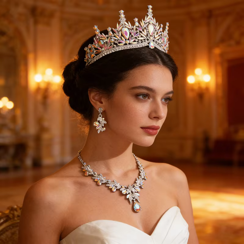 Parures de bijoux de mariée Princesse pour femmes : Couronnes