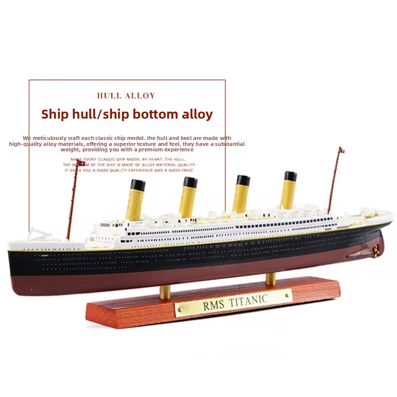 Maquette de bateau en alliage de luxe classique