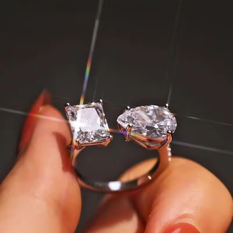 CAOSHI Magnifique bague ajustable pour femme