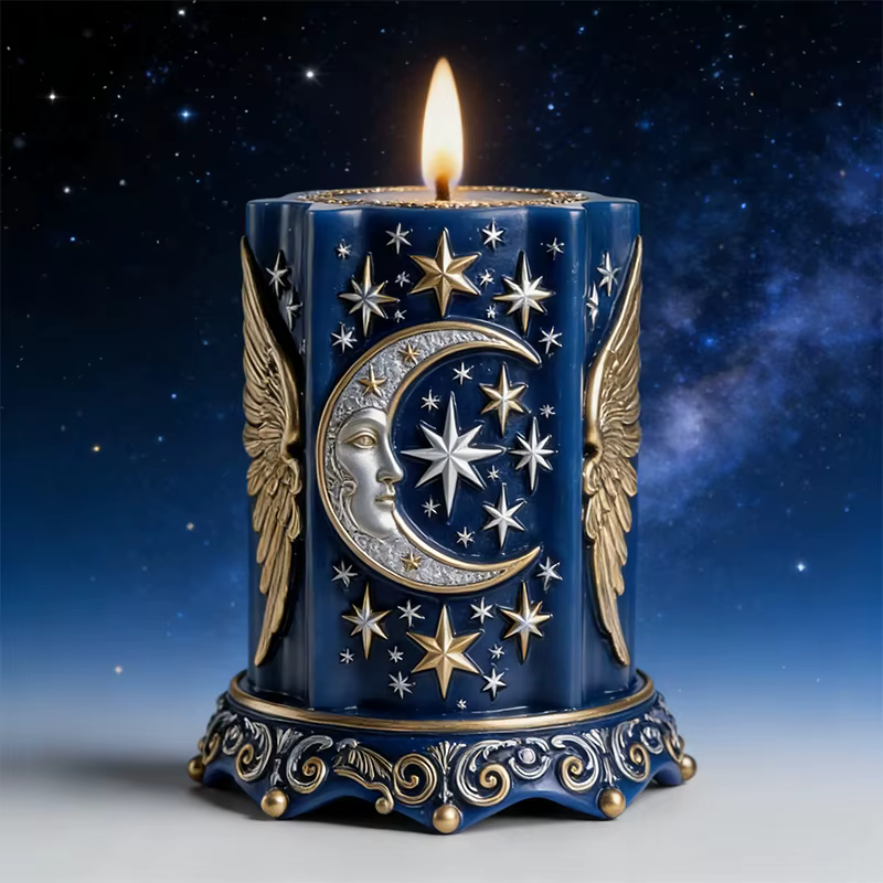 【Starry Sky Secret Realm】Moule en silicone pour la fabrication de bougies et d'encens sur le thème du ciel étoilé