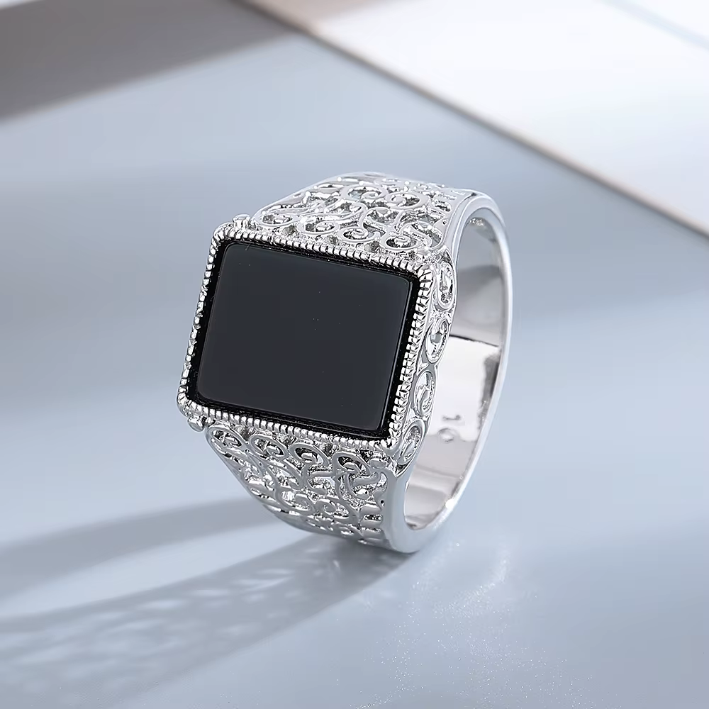 Bague en argent pour hommes et femmes