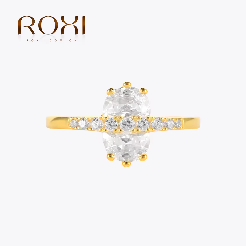 Bagues en cristal et or pour femmes