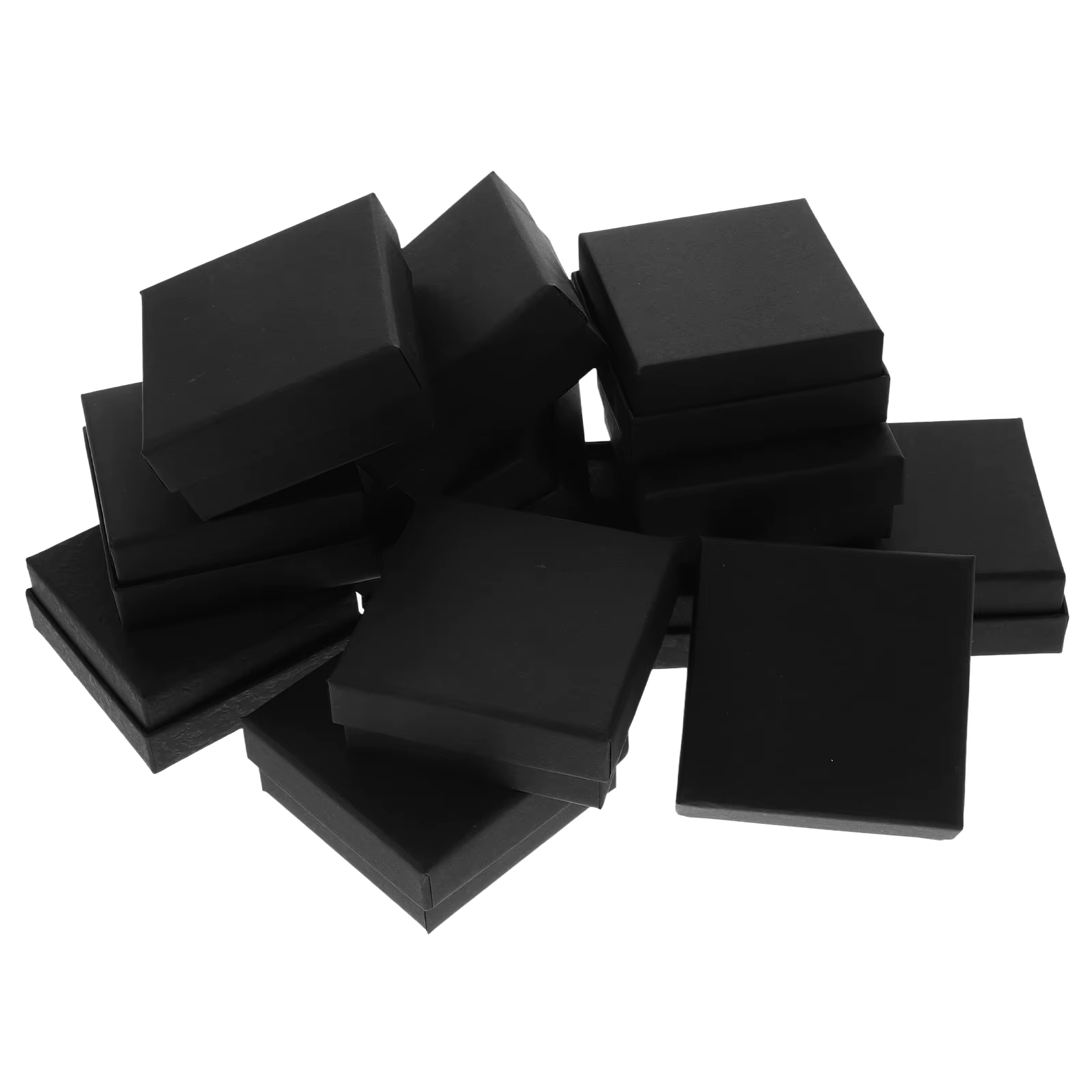 Boîtes à bijoux en carton, 12 pièces, boucles d'oreilles, bagues, colliers, bracelets, mallette de rangement, boîtes d'emballage cadeau réutilisables, organisateur