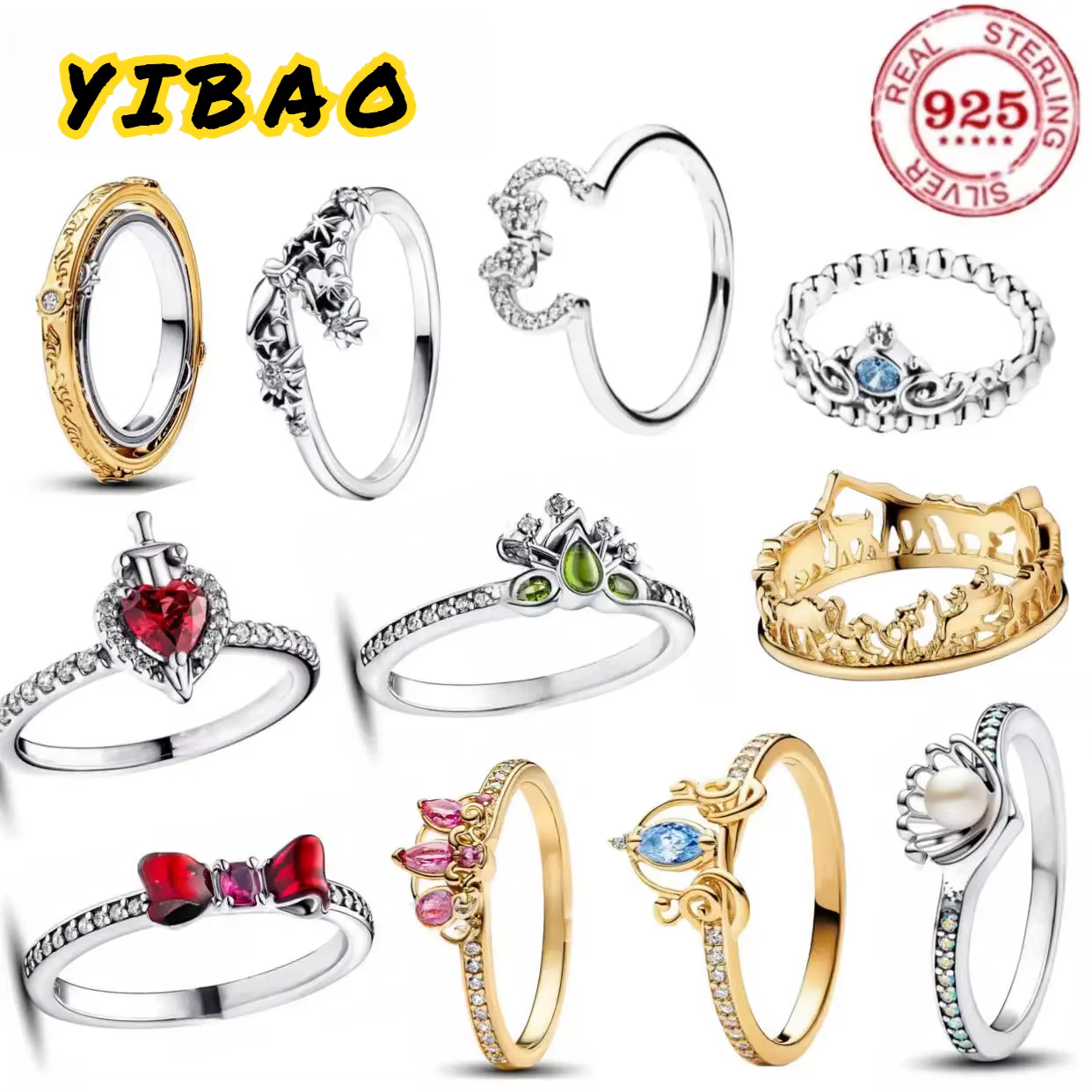 Bague en argent 925% pur avec nœud papillon