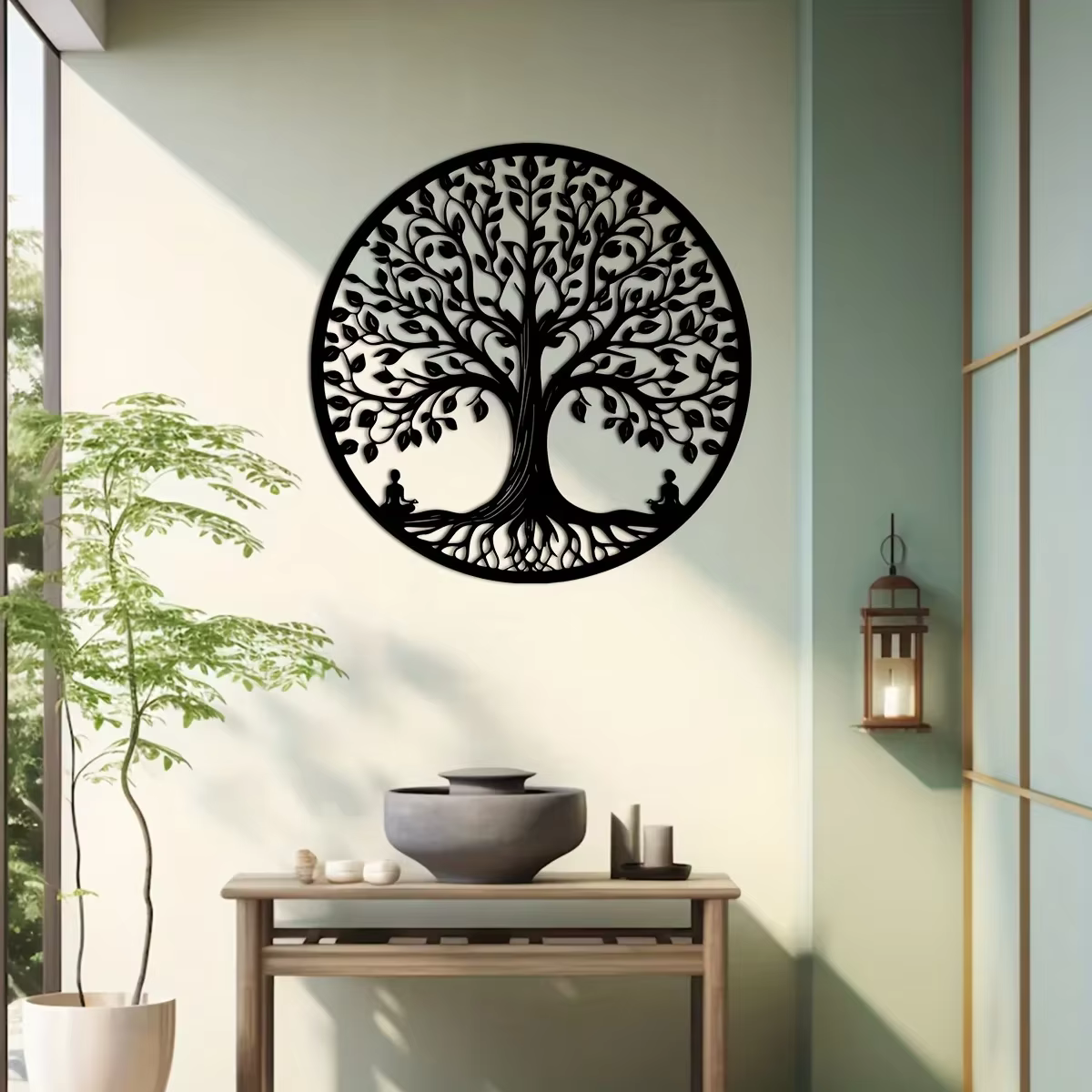 Décoration murale en métal découpé au laser