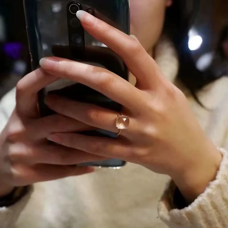 Bague de fiançailles en or pour femme