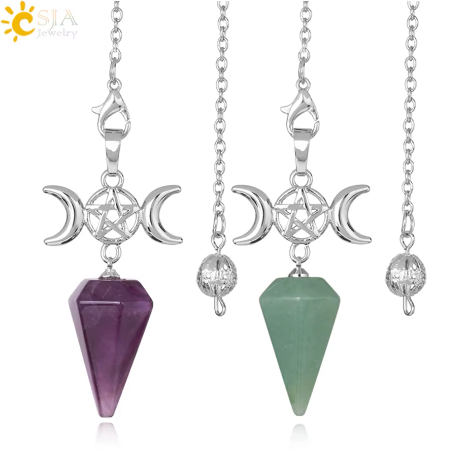 CSAlbanSpiritual Crystal Pendule
