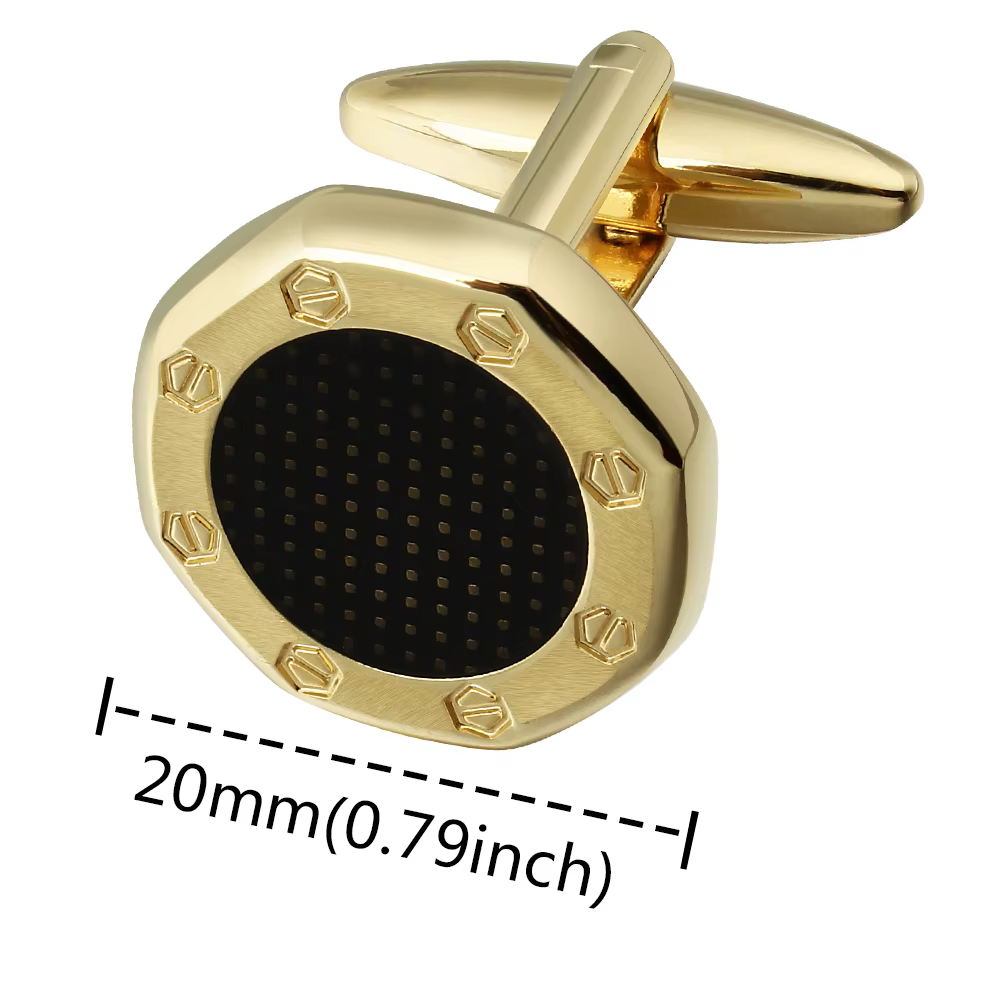 HAWSON-lèvent de manchette en émail pour hommes, adaptés aux bijoux de luxe en or pour hommes, accessoires pour travailleurs et entreprises, cadeau
