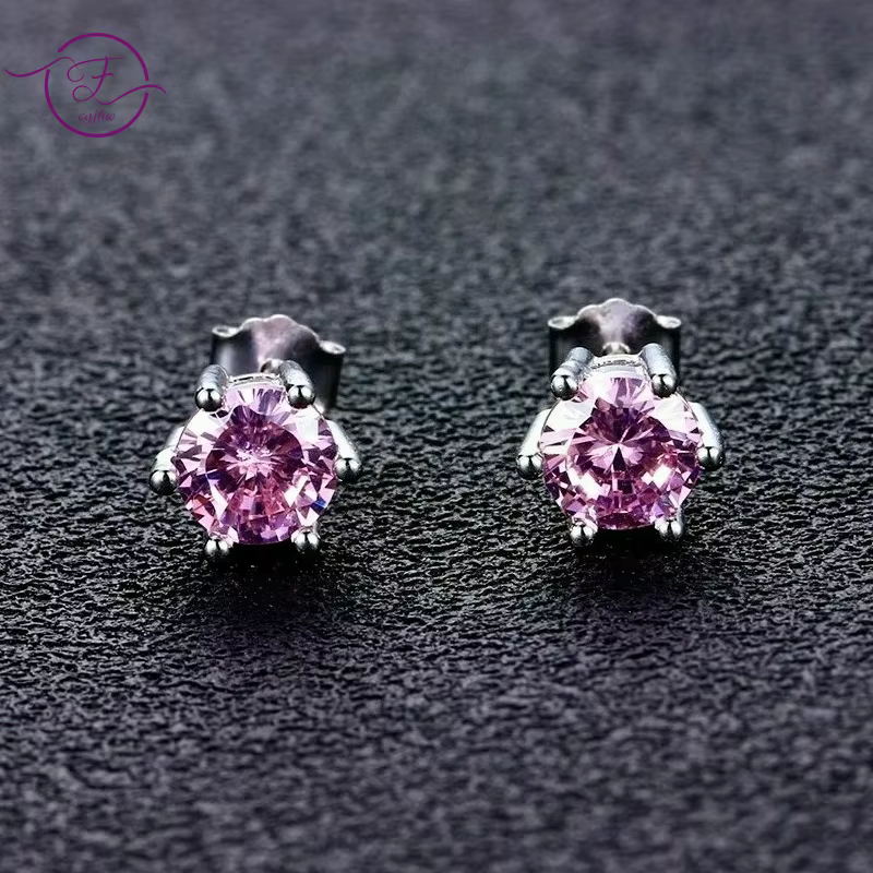 Clous d'oreilles en argent pour femmes