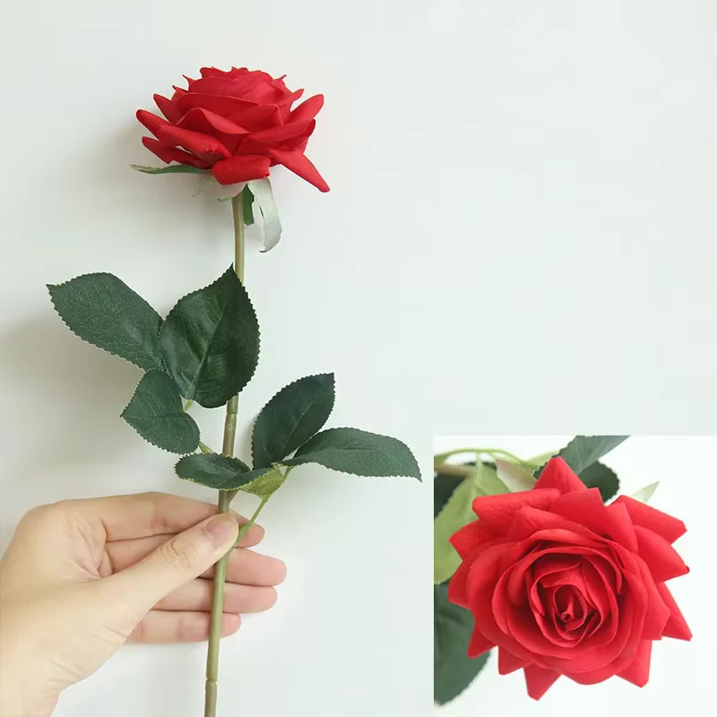 Bouquet de roses artificielles