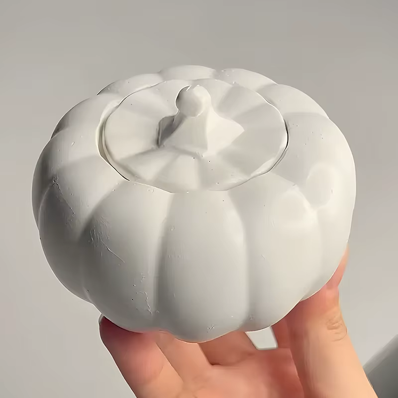 Pot de bougie citrouille à faire soi-même