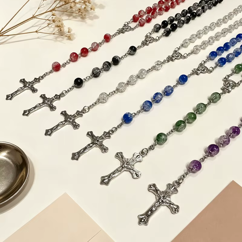 Collier de prière catholique de 8 m