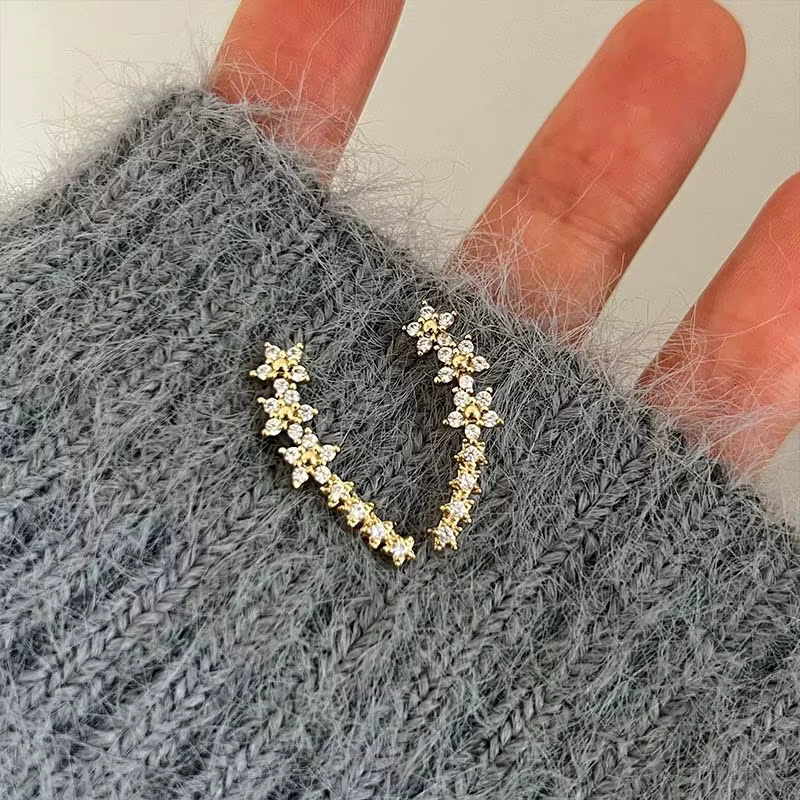 Boucles d'oreilles en Zircon pour femmes