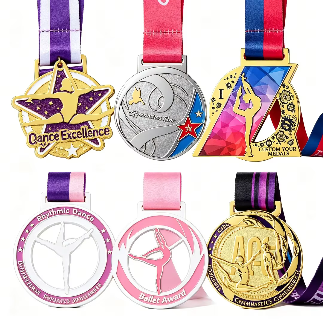 Médaille sportive personnalisée pour la danse et la gymnastique