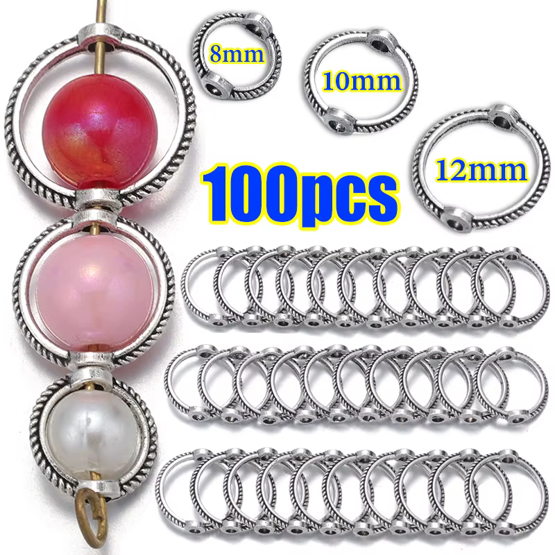 Perles d'Espacement Vintage pour Bijoux