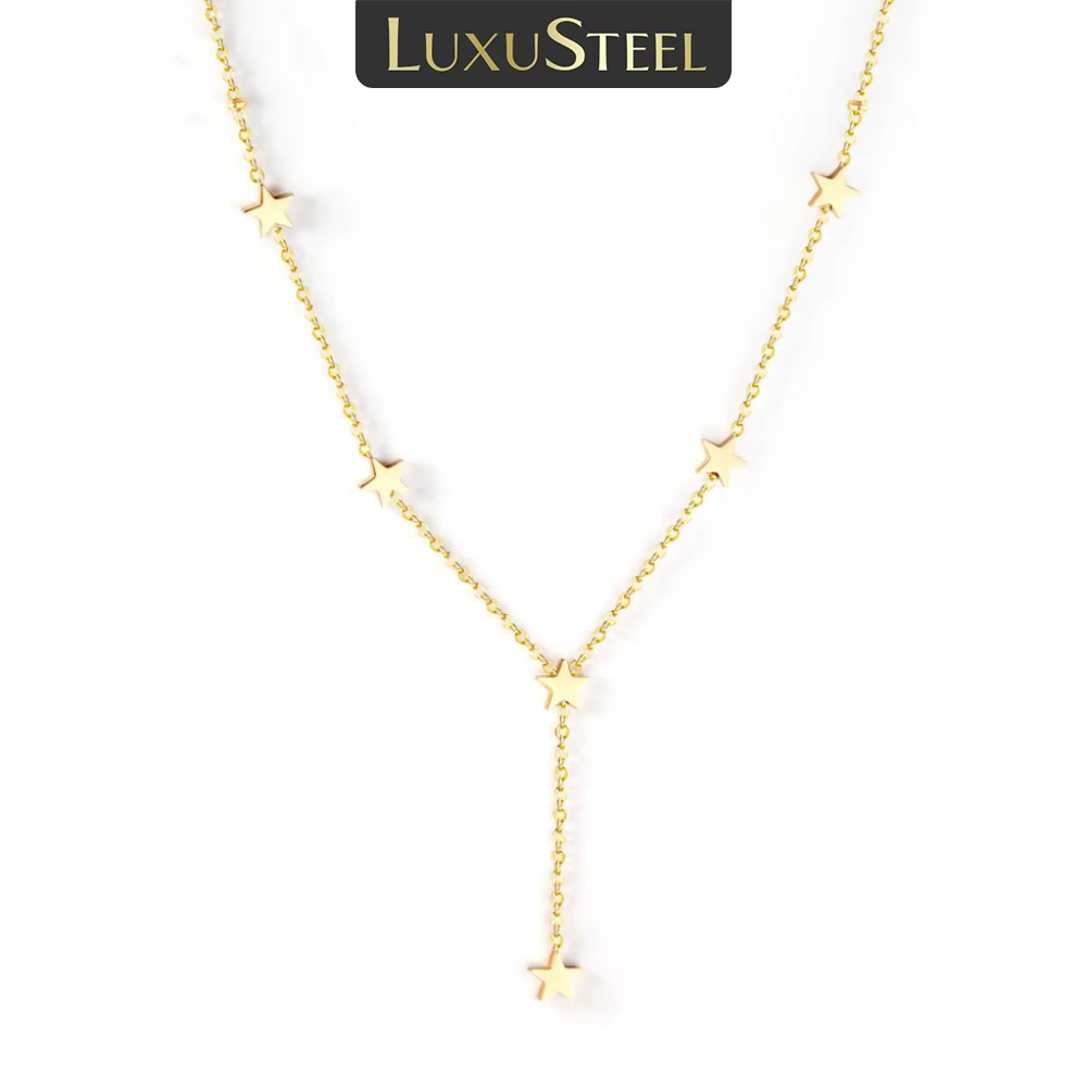 Collier Étoile en Acier Inoxydable pour Femme et Fille
