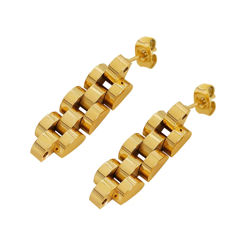 D'oreilles en acier inoxydable pour dames