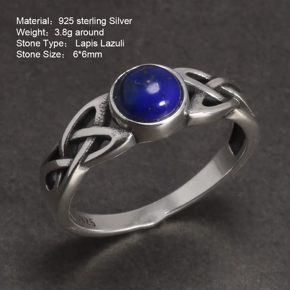 Bague lumière du jour d'elena en argent Sterling 925