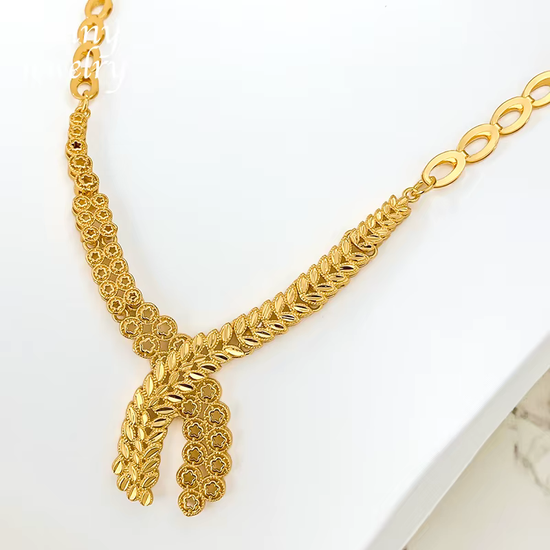 Ensemble de bijoux bohème classique plaqué or 18 carats pour femmes