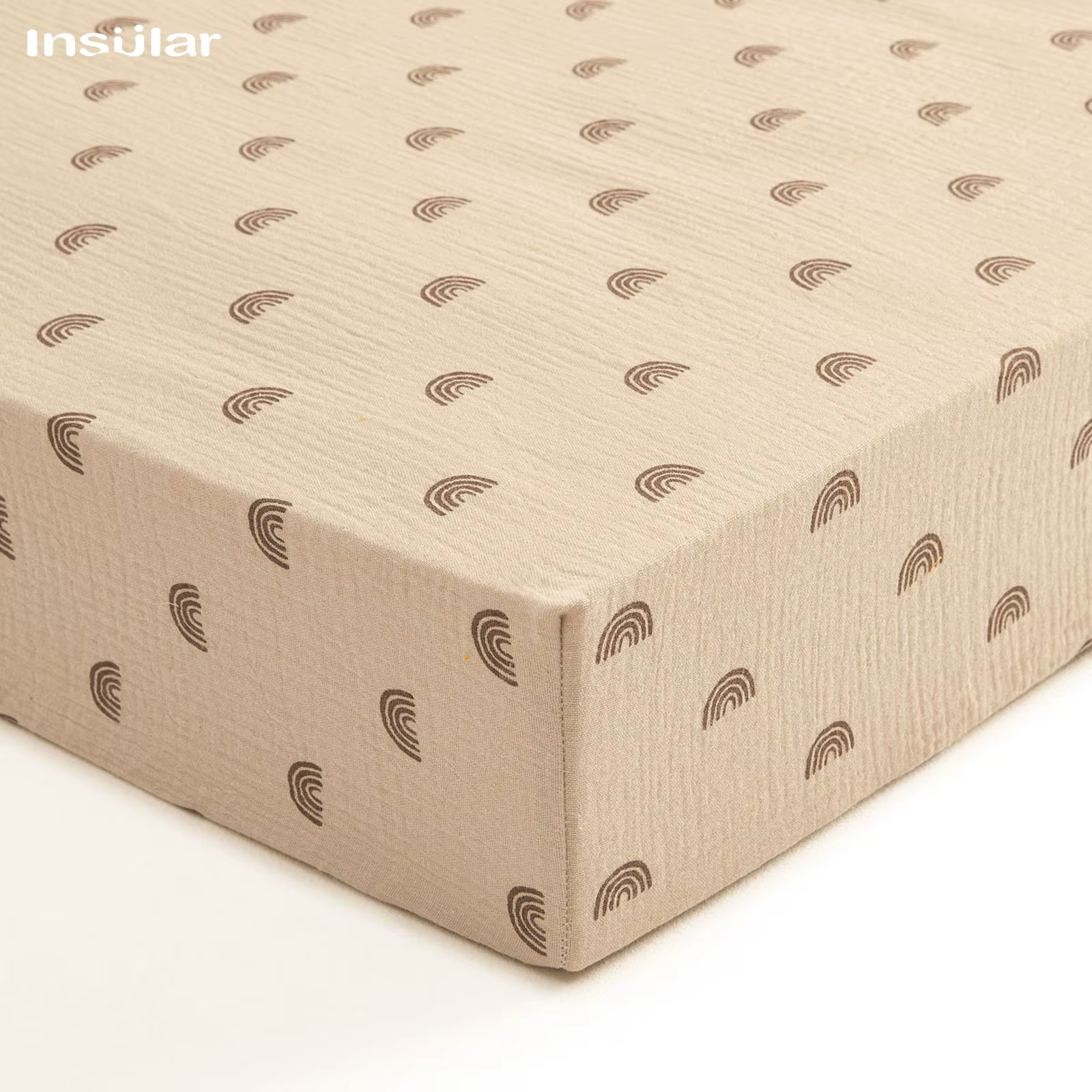 Draps-housses 100 % coton pour berceau