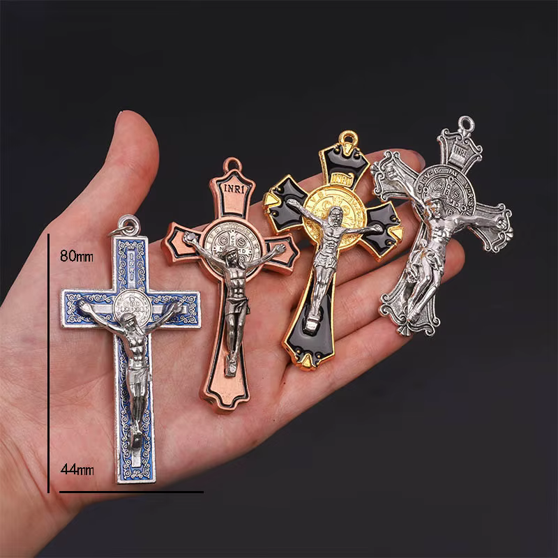 Nouvelle croix religieuse bijoux chrétiens pendentif