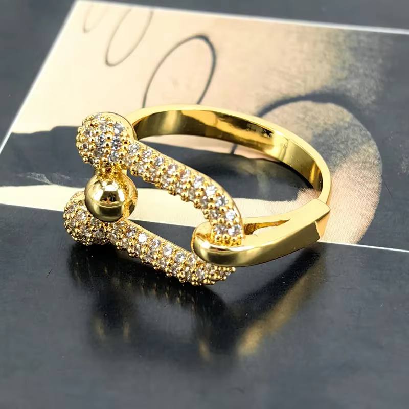 Qingdao diamant intégré bague personnalité Ringlet Elite Design plein