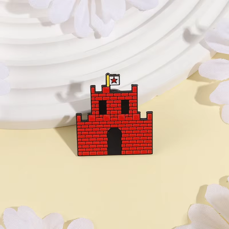 Broches en émail de jeu 3D créatif