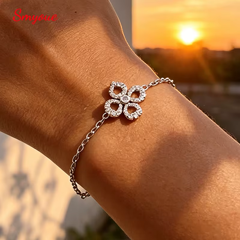 Bracelets Smyoue ajustables en moissanite pour femmes