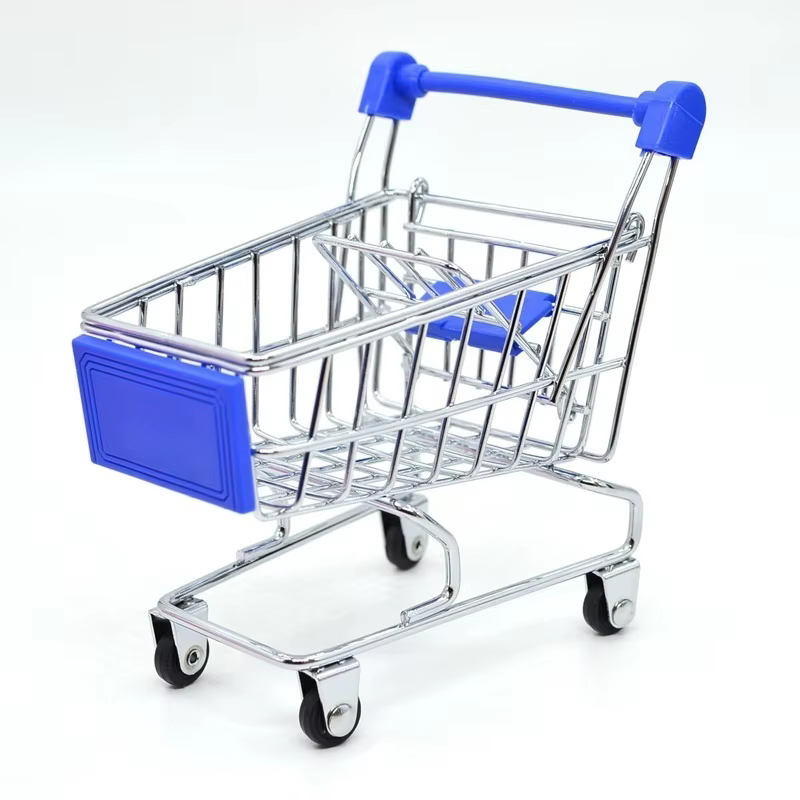 Mini chariot de supermarché 1:48