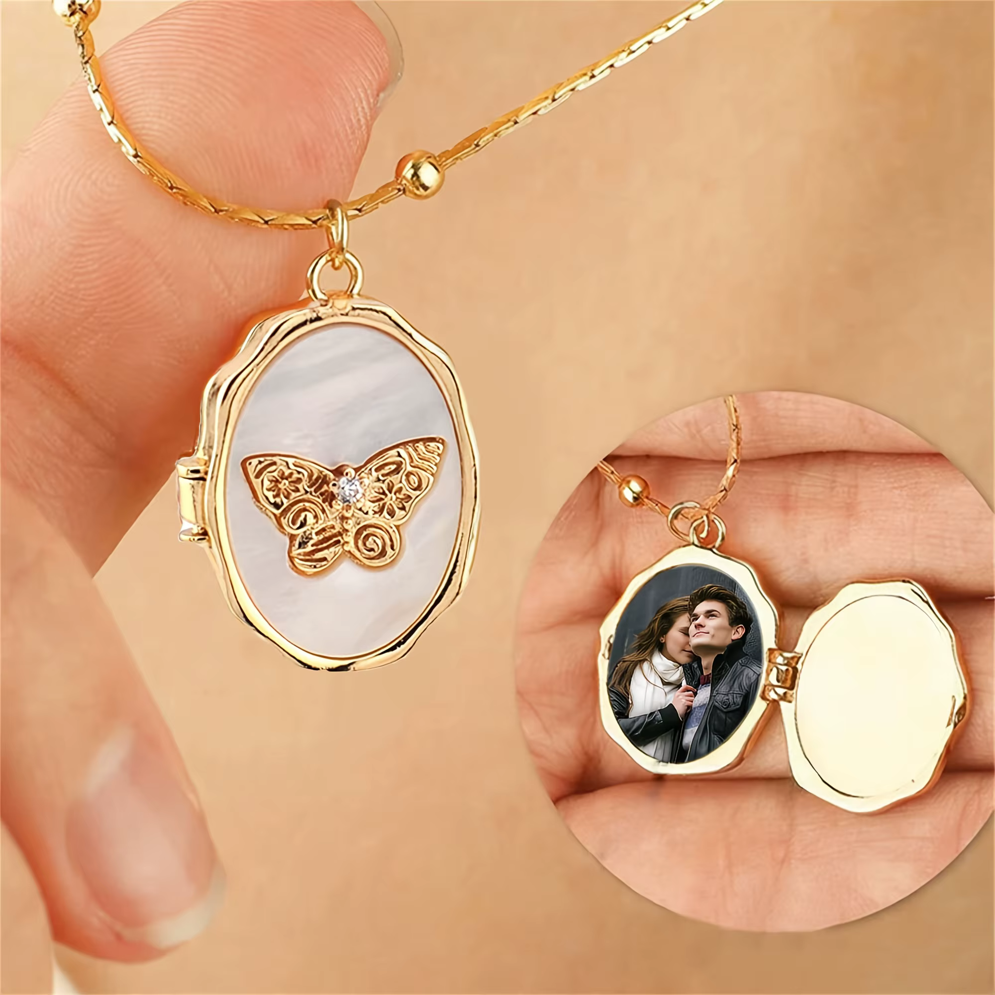 Collier personnalisé avec photo 1/2