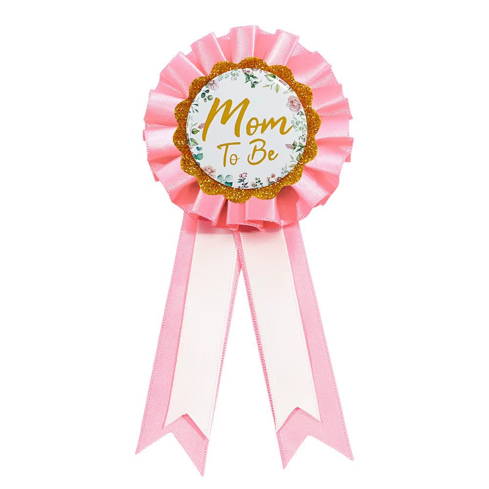 Broche d'insigne en fer blanc pour maman