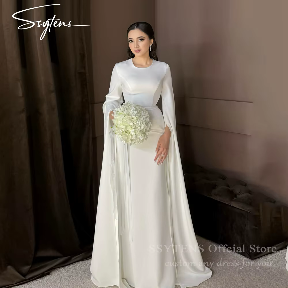 SSYTENS Simple une ligne robes De mariée pour femme dubaï Robe